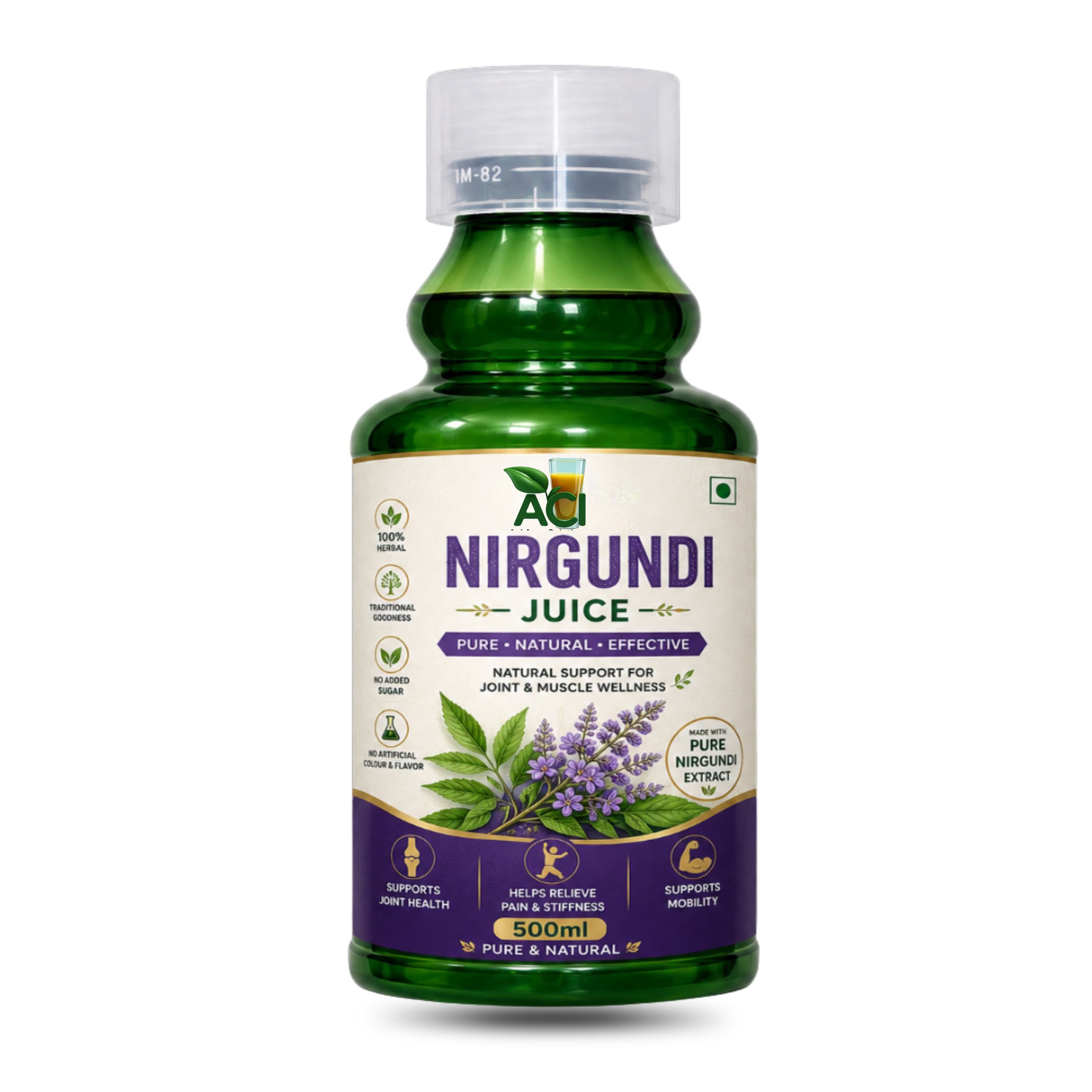 • Nirgundi Juice - Pure Herbal Extract for Joint Pain Relief (500ml & 1 L)Aci Agro Solution - Ayurvedic Herbal Medicine