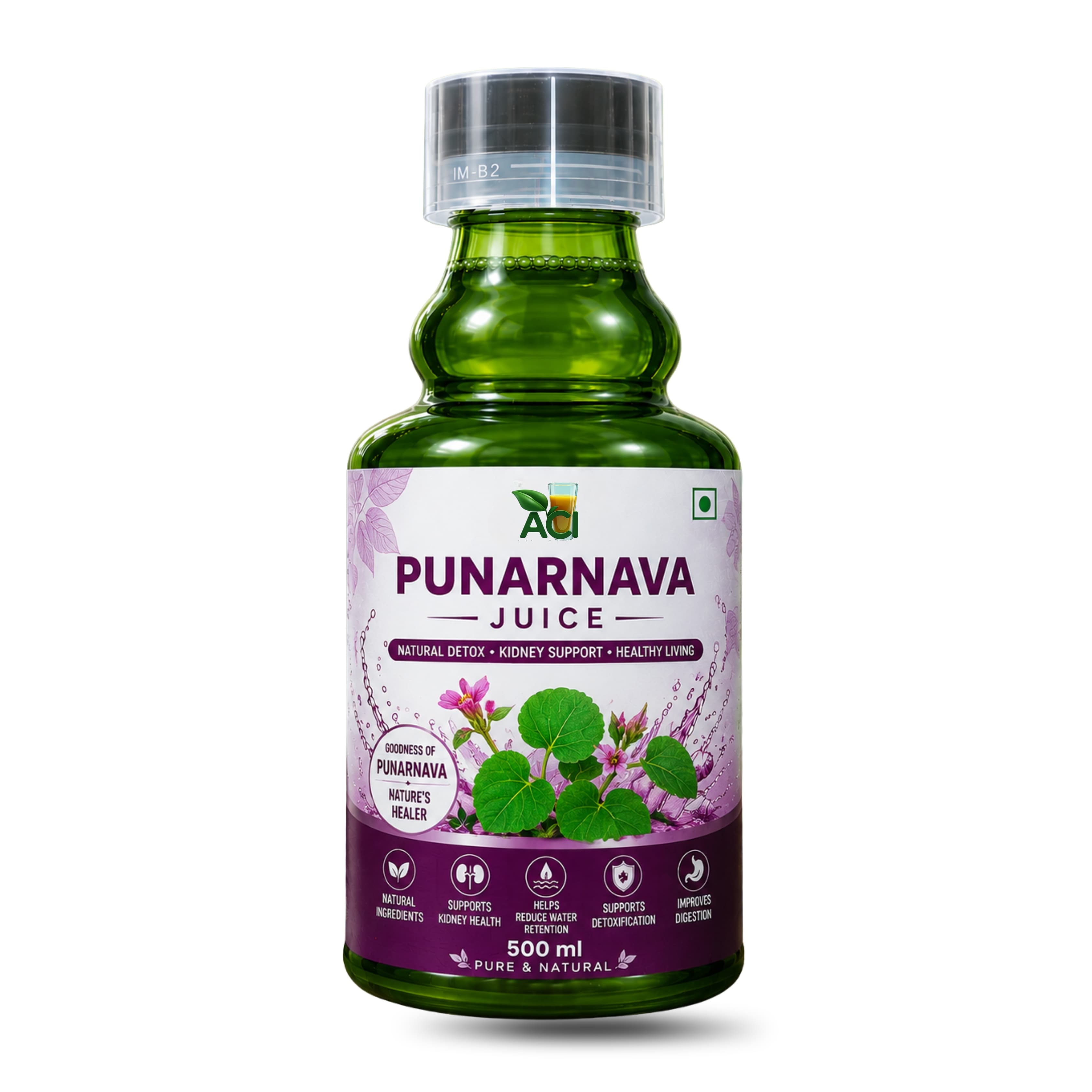 Punarnava Juice - Natural Kidney Detox & Liver Wellness (500ml & 1L) Aci Agro Solution - Ayurvedic Herbal Medicine