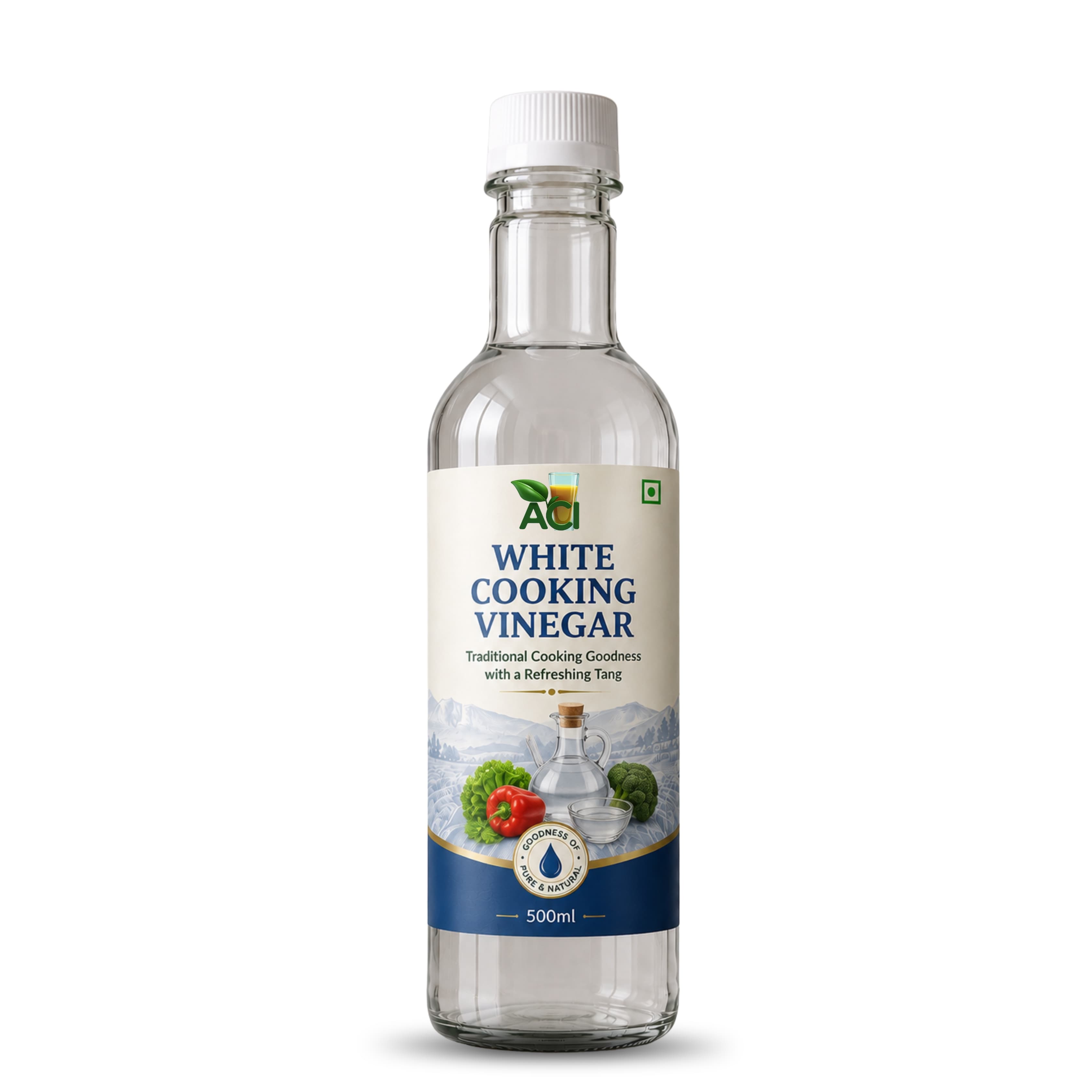 White Cooking Vinegar 500 ml – Cooking Vinegar | ACI Agro Solution