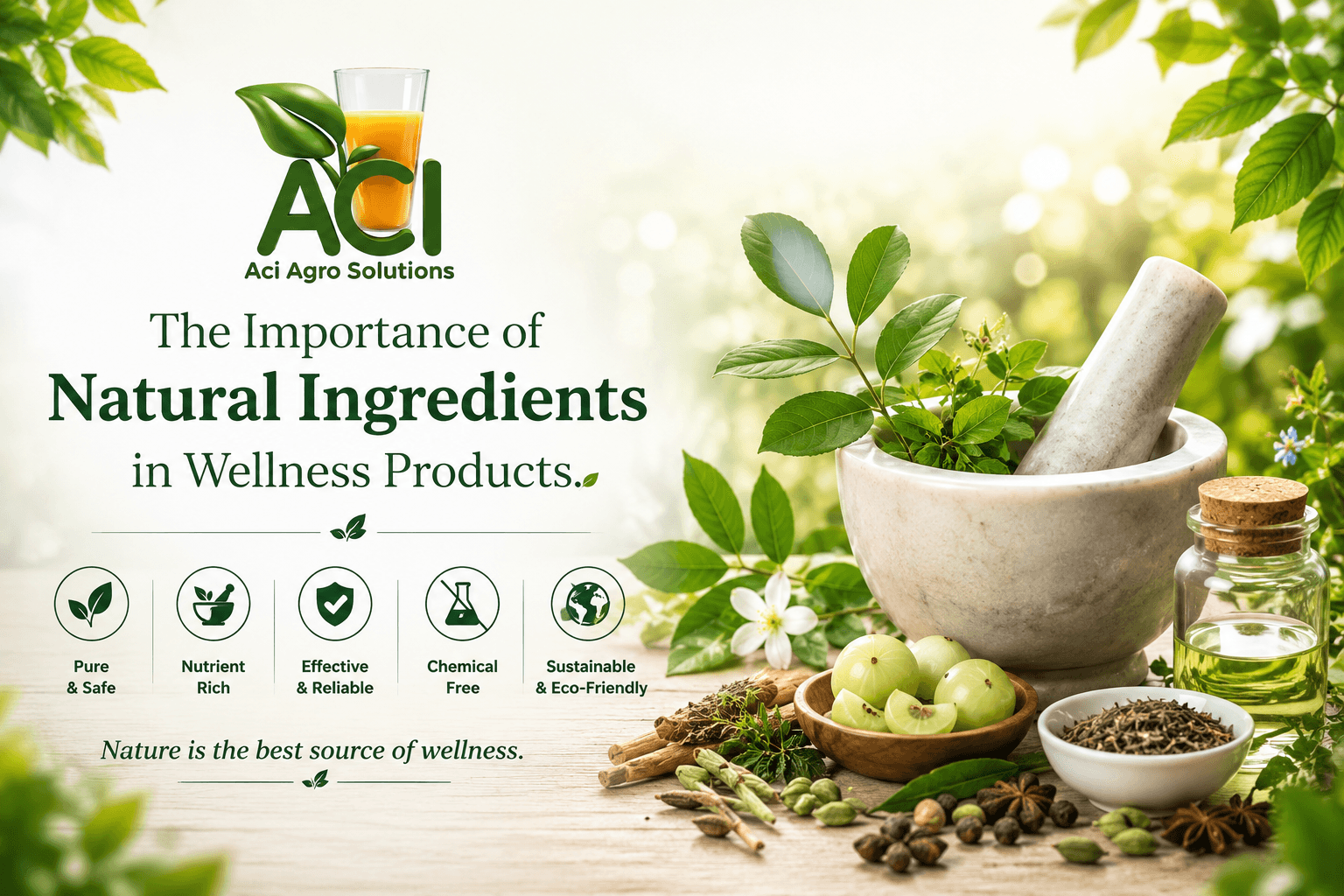 The Importance of Natural Ingredients in Wellness Products.