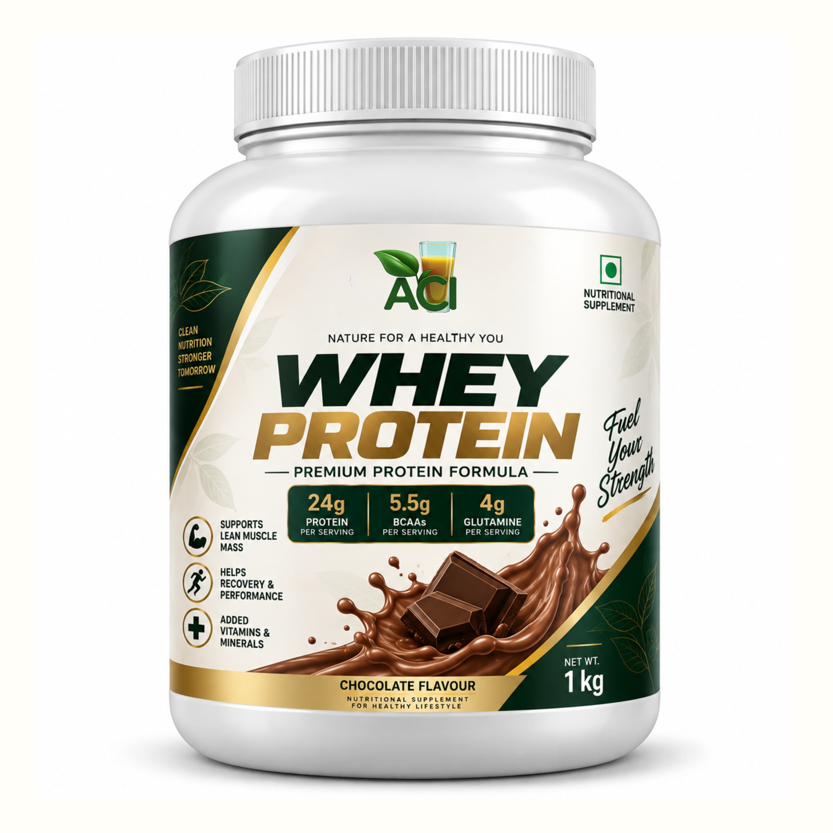 Whey Protein Powder 1 kg – Protein Supplement ACI Agro Solution
