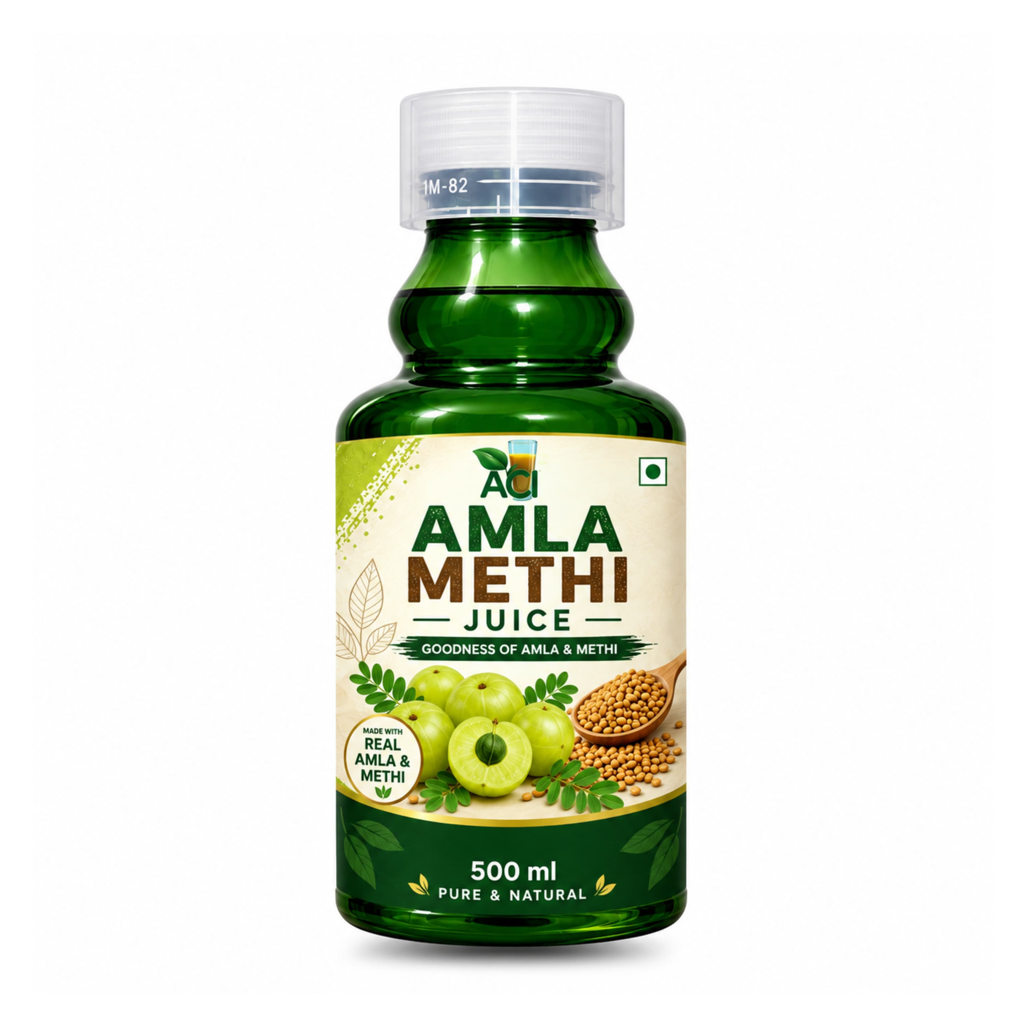 Amla Methi Juice for Blood Sugar Management & Hair Health (500ml & 1 L) Aci Agro Solution - Ayurvedic Herbal Medicine