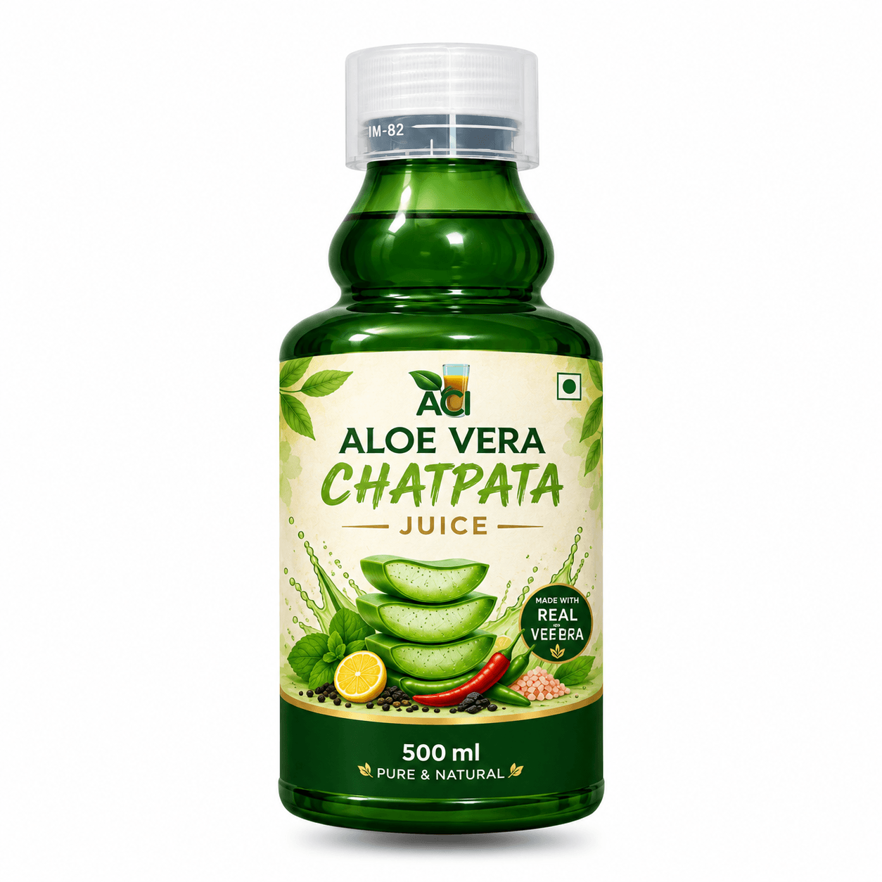 Aloe Vera Chatpata Juice - Digestive Health & Detox (500 ml &1L)Aci Agro Solution - Ayurvedic Herbal Medicine