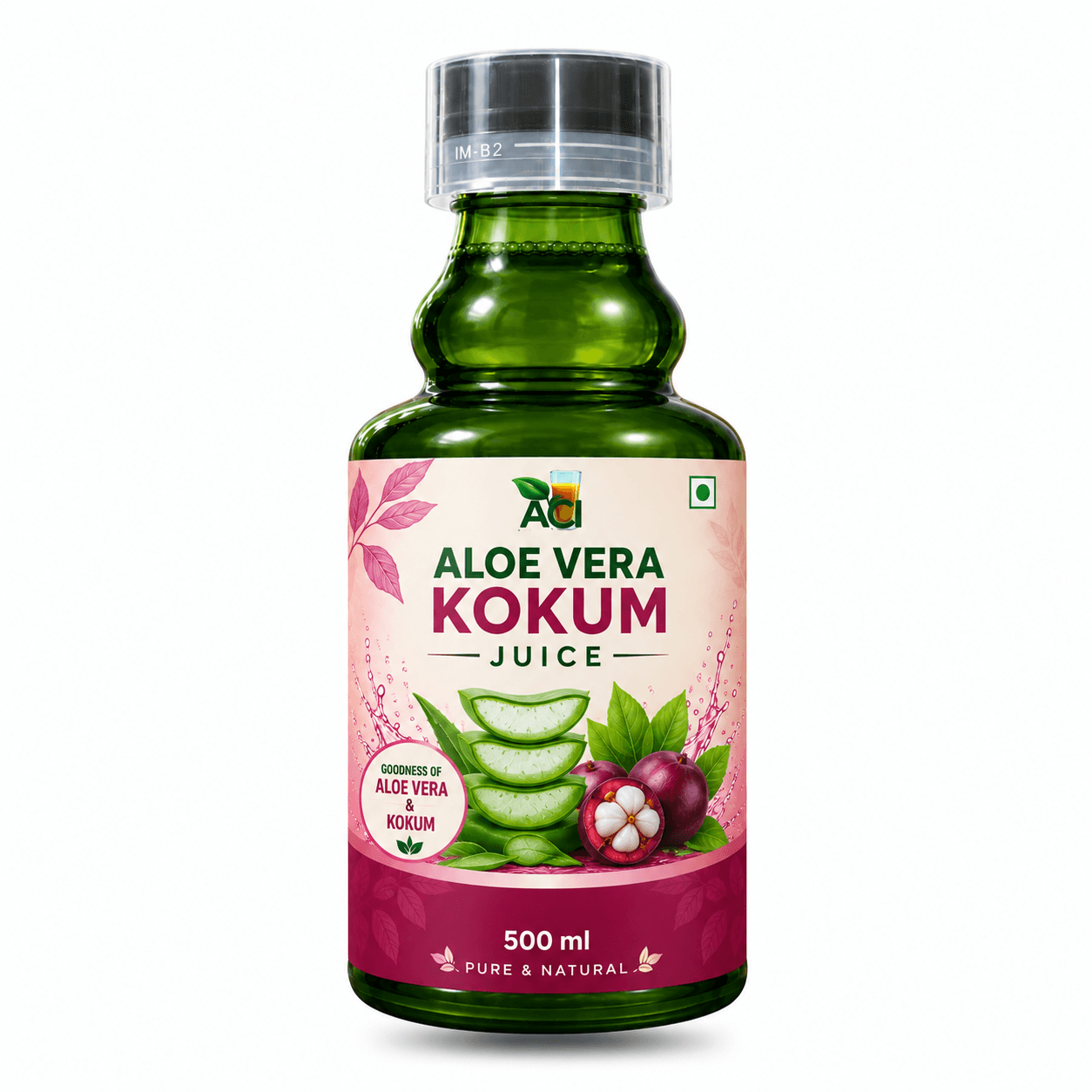 Aloe Vera Kokum Juice - Refreshing Healthy Drink for Weight & Digestion (500 ml & 1L) Aci Agro Solution thumbnail 3