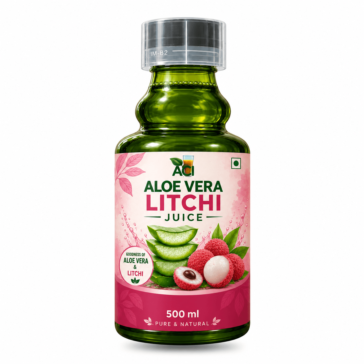 Aloe Vera Litchi Juice - Refreshing Healthy Herbal Drink (500ml 1L) Aci Agro Solution - Ayurvedic Herbal Medicine