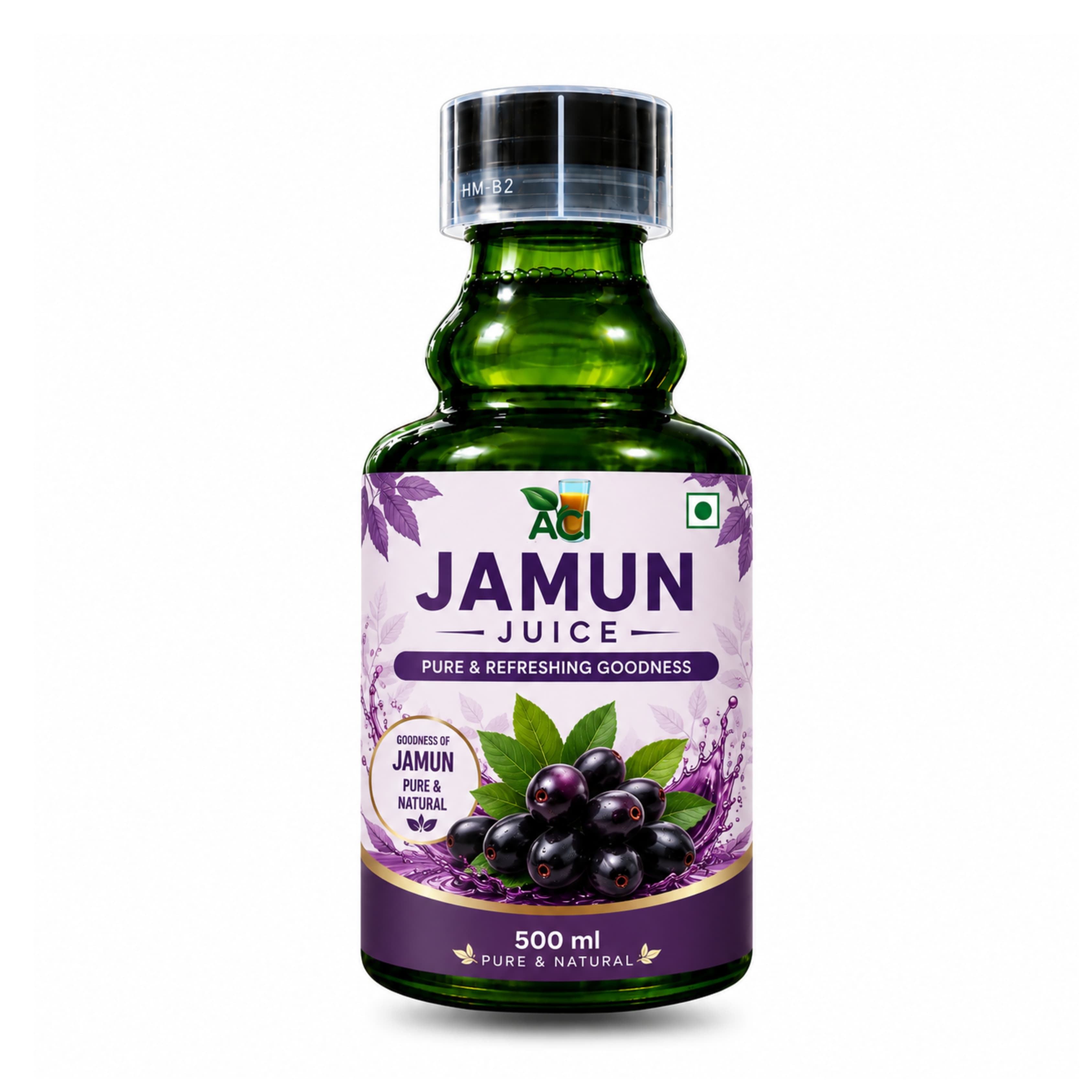 Jamun Juice - Pure Black Plum Extract for Healthy Blood Sugar Management (500 ml & 1L) Aci Agro Solution - Ayurvedic Herbal Medicine