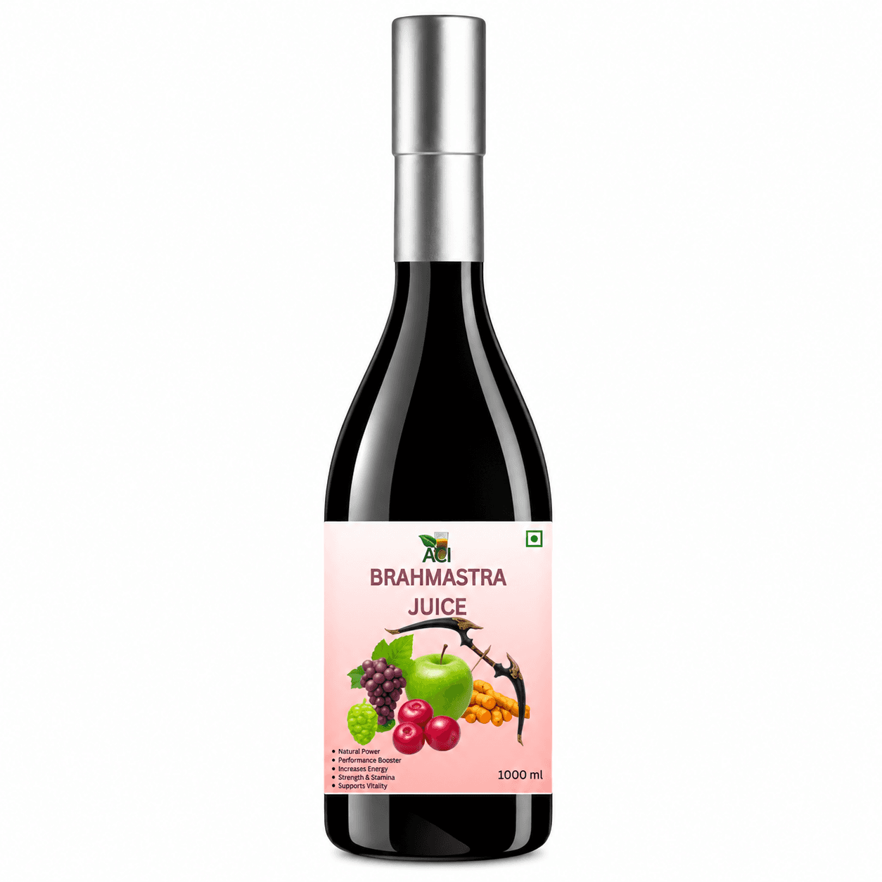 ACI Brahmastra Herbal Juice with Acai Berry, Blueberry, Cranberry & Green Apple – 1000 ml - Ayurvedic Herbal Medicine