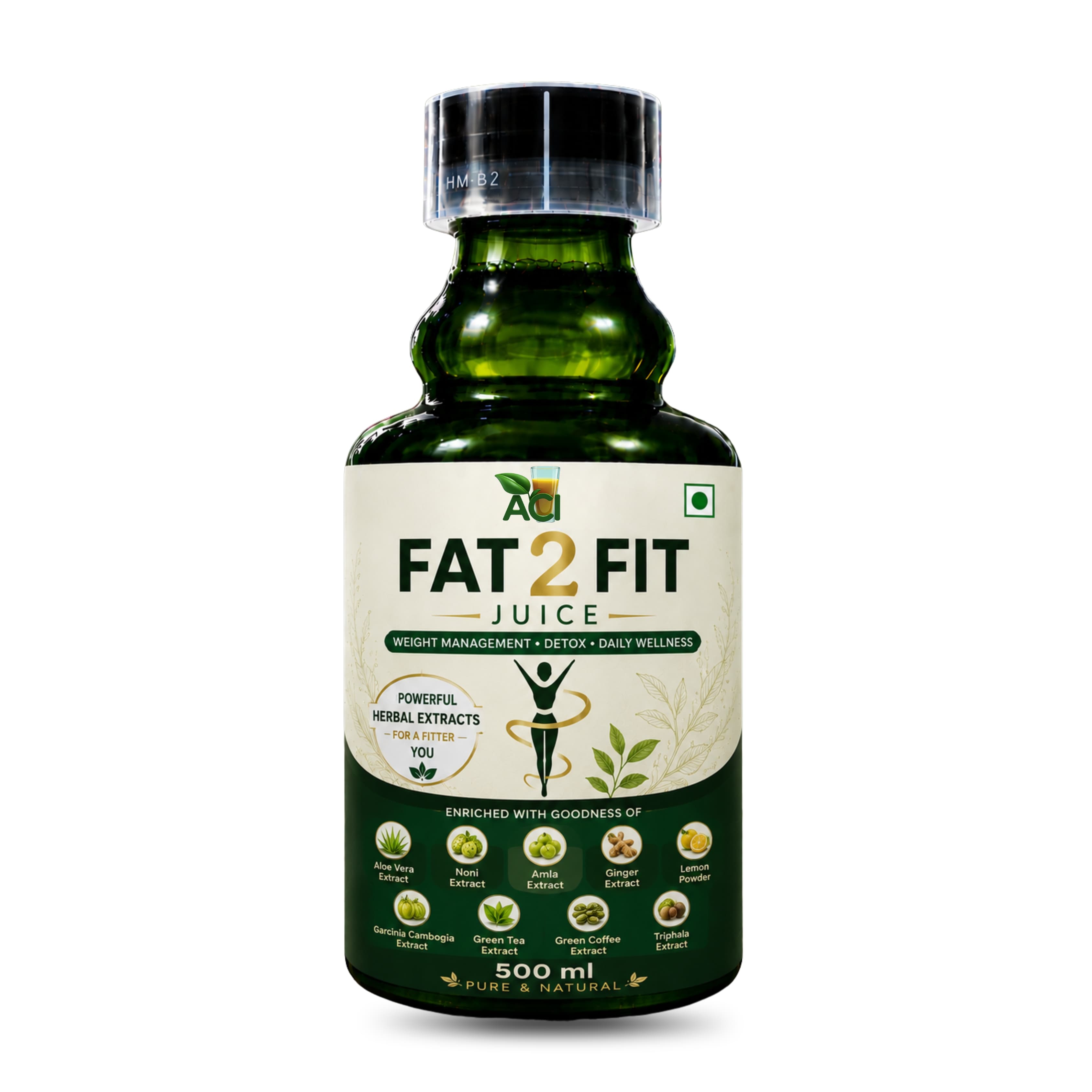 ACI FAT 2 FIT Juice for Natural Metabolism Support & Weight Management .