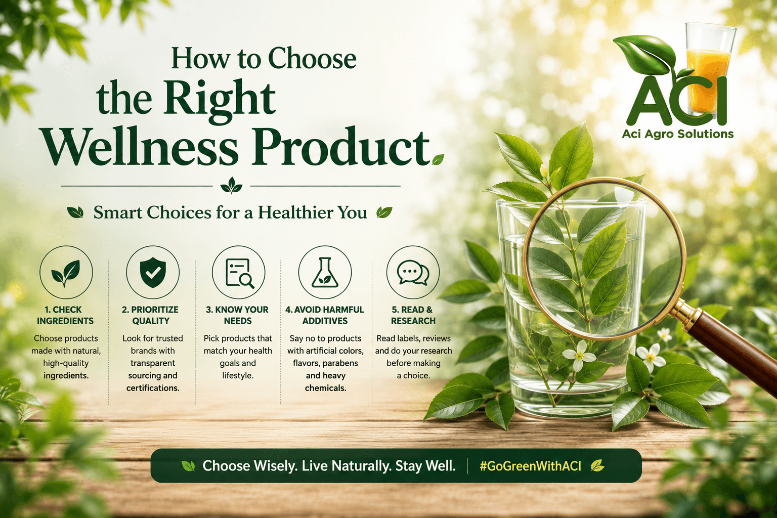 How to Choose the Right Wellness Product.